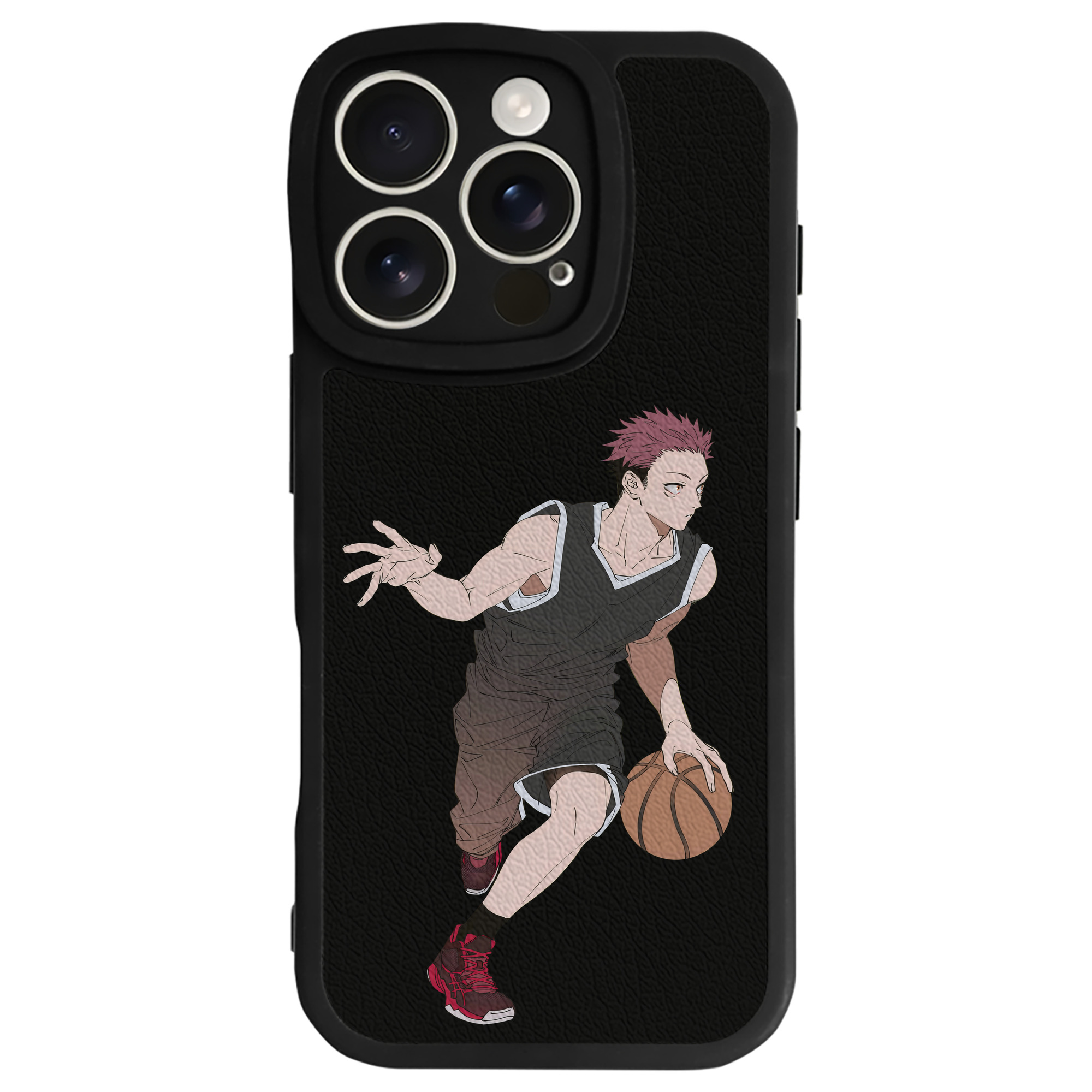 （画像用） 呪術廻戦 Jujutsu Kaisen 【iPhone 16シリーズ対応】シリコンスマホケース（レザー調） 材質：シリコン